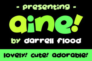 Aine: The Cute Display Font for Joyful Campaigns