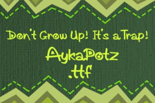 AykaPotz: The Fun Display Font for Whimsical Campaigns