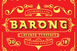 Barong: A Vintage Display Font for Elegant Branding