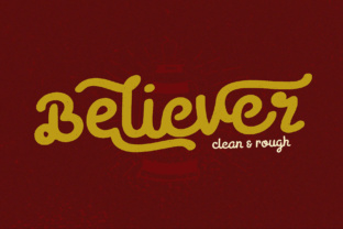 Believer: The Hand-Lettered Font for Modern Crafters
