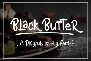 Black Butter Font Review: A Playful Display Typeface for Makers