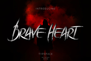 Brave Heart: A Street-Style Typeface for Bold Editorial Design
