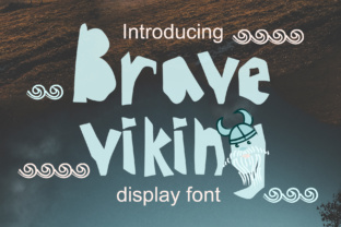 Brave Viking: A Bold Display Font for Handmade Brands