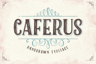 Caferus: A Retro Display Font for Warm Branding
