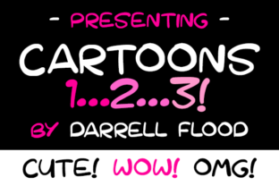 Cartoons 123: A Playful Display Font for Business Branding