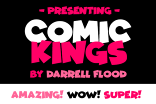 Comic Kings: The Playful Display Font for Memorable Brands