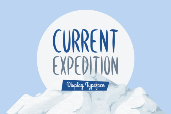 Current Expedition: A Modern Display Font for Editorial Design