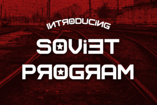 Designing Bold Headers with Soviet Program Typeface