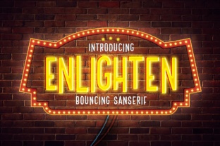Enlighten Font: A Retro Upgrade for Modern Branding