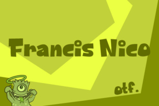 Francis Nico: A Fun Display Font for Small Business Branding