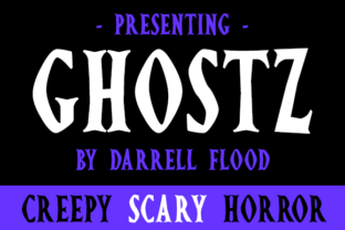 Ghostz Typeface: The Ultimate Display Font for Horror Campaigns