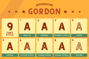 Gordon: A Retro Display Font for Modern Branding