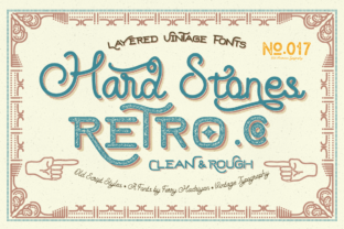Hard Stones: A Retro Display Font for Bold Branding