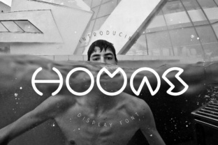 Homas: A Unique Circular Display Font for Makers