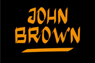 John Brown: A Hand-Drawn Display Font for Editorial Titles