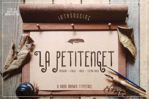 La Petitenget: An Elegant Display Font for Editorial Design
