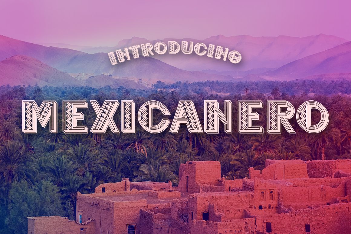 Mexicanero: A Vibrant Display Font for Handmade Brands