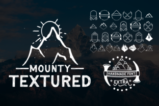 Mounty Textured: A Relaxed Display Font for Modern Brands