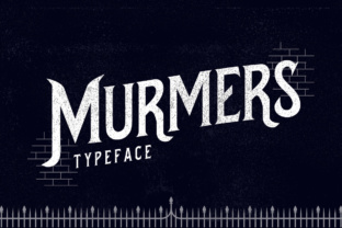 Murmers: The Bold Display Font for Vintage Crime Aesthetics