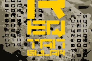 Reqtangular: A Futuristic Display Font for Modern Makers