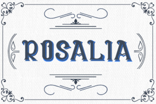 Rosalia: The Vintage Display Font for Handmade Brands