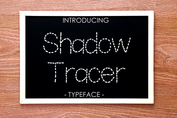 Shadow Tracer: A Dashed Font for Memorable Branding