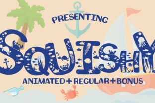 Squishy: A Cutesy Display Font for Playful Branding