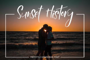 Sunset History Font: Elevate Your Brand with Handwritten Style