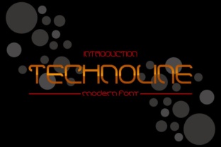 Technoline: A Squared Display Font for Modern Editorial Design