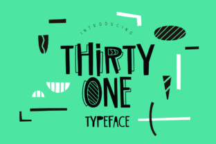 Thirty One: A Fun Display Font for Makers