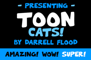 Toon Cats: A Playful Display Font for Branding